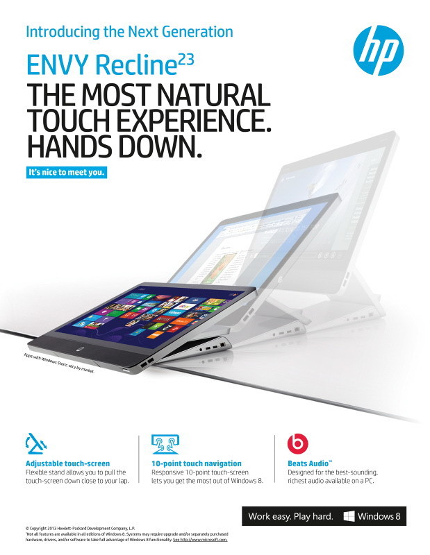 Η HP παρουσιάζει την πιο προηγμένη εμπειρία All-in-One Touch PC